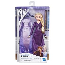 Papusa Elsa Frozen 2 Arendelle cu 2 rochii schimbabile, Hasbro