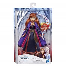 Papusa muzicala Anna Frozen 2 Hasbro, cu lumini si melodie, 29 cm