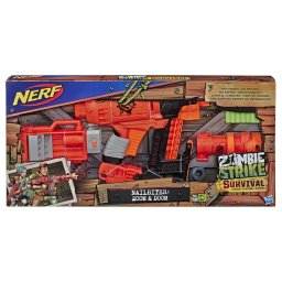 Set Nerf Zombie Strike Nailbiter Zoom & Doom cu accesorii si 8 darturi