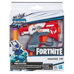Blaster Nerf MicroShots Fortnite TS mini, cu 2 sageti Elite