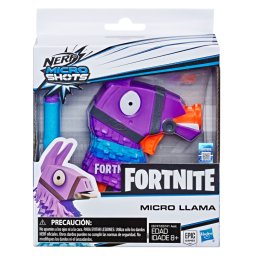 Blaster Nerf Fortnite MicroShots Llama mini, cu 2 proiectile, 8+ ani