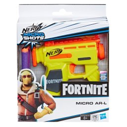 Blaster Nerf Fortnite MicroShots AR-L mini cu 2 proiectile