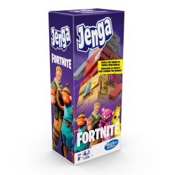 Joc de societate Jenga Fortnite Hasbro, multicolor, 8+ ani