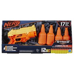 Blaster Nerf Alpha Strike Cobra RC-6 cu tinte si 12 sageti