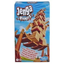 Jenga Bridge Hasbro - joc de echilibru cu pod balansant, 42 piese