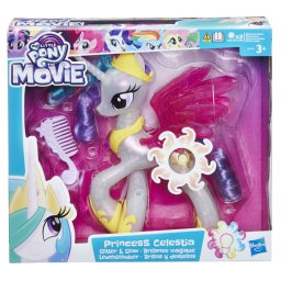 Printesa Celestia ponei stralucitor cu lumini si accesorii Hasbro
