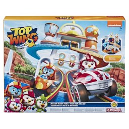 Top Wing Academia - pista de curse cu lansator si figurina inclusa