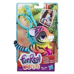 Pisica FurReal plimbareata interactiva multicolora, Hasbro