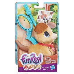 FurReal Catelusul Plimbaret interactiv cu lesa, maro, Hasbro