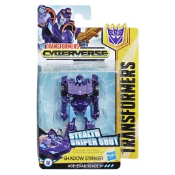 Figurina Transformers Cyberverse Shadow Striker cu transformare rapida