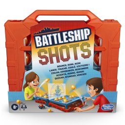Joc de societate Battleship Shots Hasbro, distractiv, pentru 2 jucatori, 8+ ani