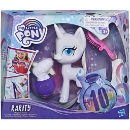Ponei My Little Pony Rarity cu par magic care creste si îsi schimba culoarea