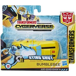 Figurina Transformers Cyberverse Bumblebee 1 Step, robot si vehicul