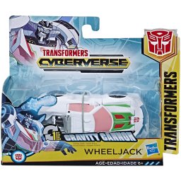 Figurina Transformers Cyberverse Wheeljack 1 Step, robot si vehicul