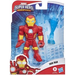 Figurina Iron Man Marvel Super Hero Adventures 13 cm cu accesoriu