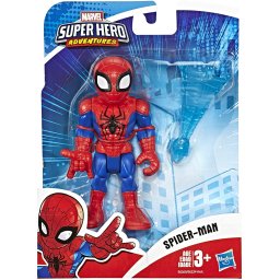Figurina Spider-Man Hasbro 13 cm cu accesoriu, Marvel Super Hero Adventures
