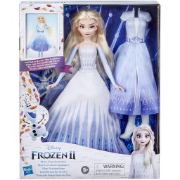 Papusa Elsa Frozen 2 transformabila cu tinuta finala, Hasbro