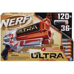 Pistol Nerf Ultra Two motorizat cu 6 sageti si reîncarcare rapida