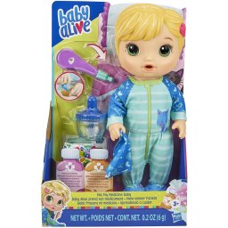 Papusa Baby Alive cu medicamente de preparat, termometru si accesorii