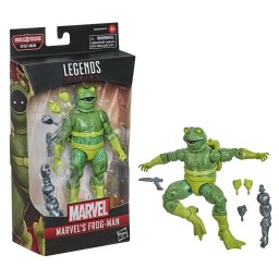 Figurina Spider-Man Legends Frog-Man Marvel, 15,5 cm, cu accesorii