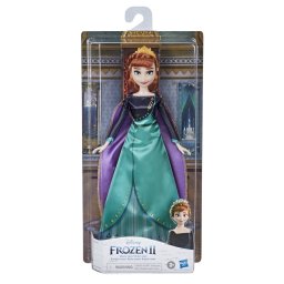 Papusa Regina Anna Frozen 2 Disney, articulata, cu accesorii elegante
