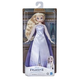 Papusa Regina Elsa Frozen 2 Hasbro, articulata, cu tinuta inspirata din film