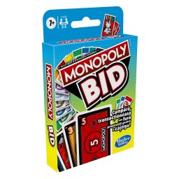 Monopoly Bid joc de carti în limba romana, strategie rapida 7+