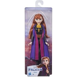 Papusa Anna Frozen 2 de calatorie, cu pelerina si articulatii, 30 cm