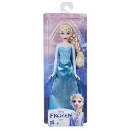 Papusa Elsa Frozen stralucitoare Hasbro, cu rochie si articulatii