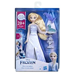 Papusa Elsa vorbitoare Frozen 2 cu lumini si accesorii interactive