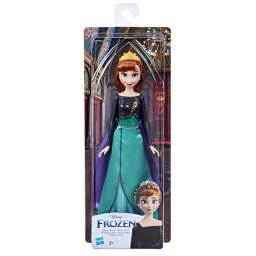 Papusa Disney Frozen 2 Printesa Anna stralucitoare, 28 cm