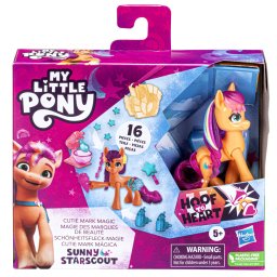 Figurina My Little Pony Sunny Starscout Cutie Mark Magic 7,5 cm