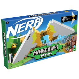 Arc motorizat Nerf Minecraft Sabrewing cu 8 sageti Elite
