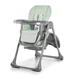 Scaun de masa pliabil Kinderkraft Tastee Olive, reglabil, 6 luni+