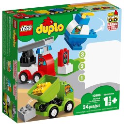 LEGO DUPLO Primele mele masini creative 10886, set constructie 34 piese