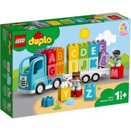 LEGO DUPLO Camion cu Litere 10915, jucarie educativa pentru alfabet
