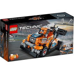 LEGO Technic Camion de curse 42104, set 2 in 1 cu motor pull-back