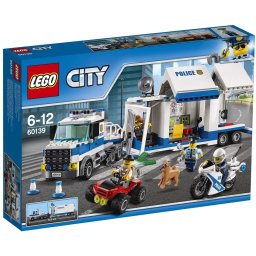 LEGO City Centru de Comanda Mobil 60139, set politie cu 4 minifigurine