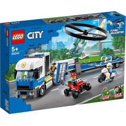 LEGO City Transportul Elicopterului de Politie 60244, set de actiune 5+ ani