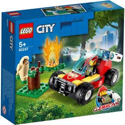 LEGO City Incendiu de Padure 60247, set pompieri pentru copii 5+