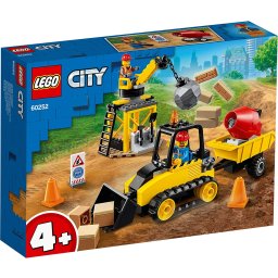 LEGO City Buldozer pentru constructii 60252, set creativ 4+