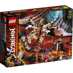 LEGO NINJAGO Dragonul de lupta al lui Wu 71718, set cu dragon si minifigurine