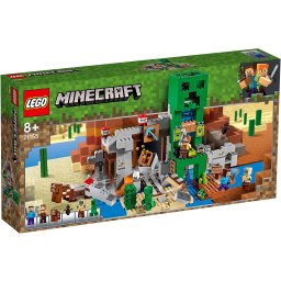 LEGO Minecraft Mina Creeper 21155, set de constructie cu 830 piese