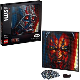 LEGO Art Star Wars Sith 31200, tablou 3 in 1 pentru adulti