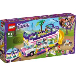 LEGO Friends Autobuzul Prieteniei 41395, set cu 3 mini-papusi