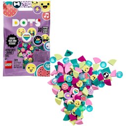 LEGO DOTS Extra Seria 1 41908, set creativ cu 109 piese colorate