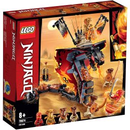 LEGO NINJAGO Gheara de Foc 70674 cu 4 minifigurine si sarpe articulat