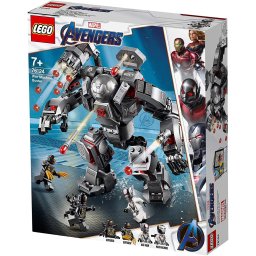 LEGO Marvel Avengers War Machine Buster 76124, robot de lupta cu 4 minifigurine