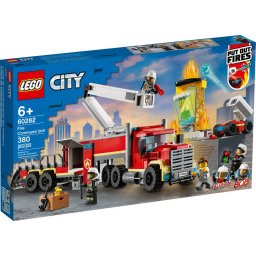 LEGO City 60282 Unitatea de comanda a pompierilor cu camion si robot