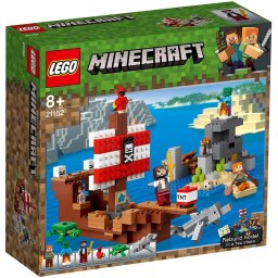 LEGO Minecraft Aventurile Corabiei Piratilor 21152, 386 piese
